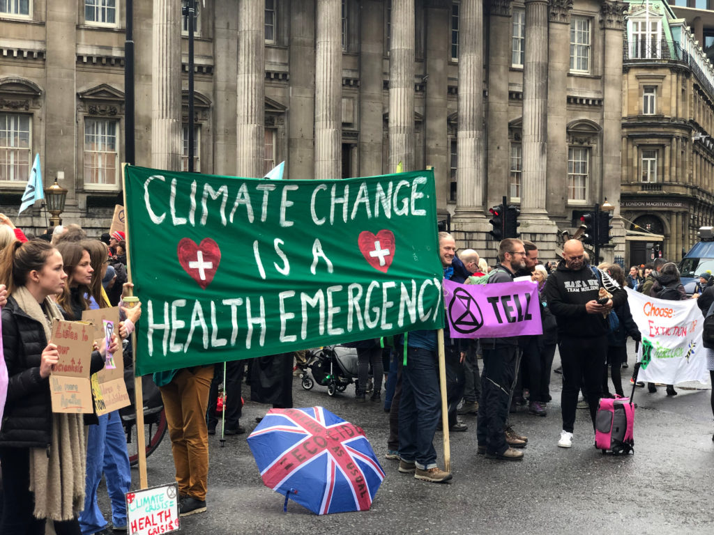 Climate protest in the United Kingdom