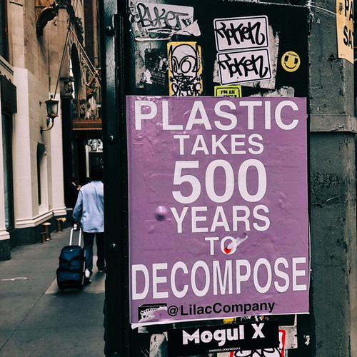 Plastic takes 500 years to decompose