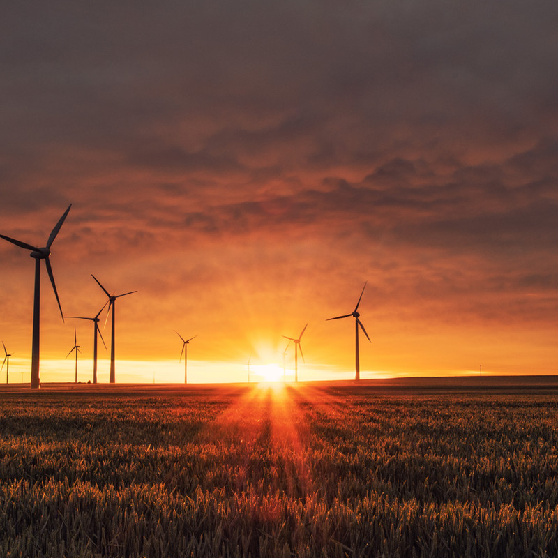 wind turbines generating carbon credits